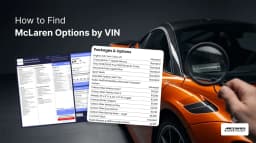 How to Find McLaren Options by VIN?